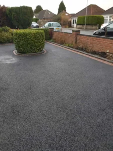Professional driveway company in Poole installing a new residential driveway with high-quality finish